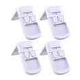 thumbnail image 1 of Shisuyan Loquets d'Armoire Blancs 4 Pcs 2.8X2.8X1.6In, 1 of 8