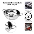 thumbnail image 2 of Fondue Chinoise avec Séparateur en Acier Inoxydable Mandarin Duck, Marmite Électrique à Double Face, Fondue Chinoise Divisée, Base de Soupe à 2 Compartiments, 2 of 6