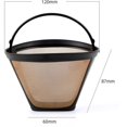 thumbnail image 2 of Permanent Coffee Filter Reusable Coffee Filter 2pcs Permanent Filter for Coffee Machine for Making Manual Coffee, 2 of 5