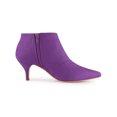 thumbnail image 3 of Unique Bargains Bottines à Talon Kitten à Bout Pointu pour Femmes, 3 of 7