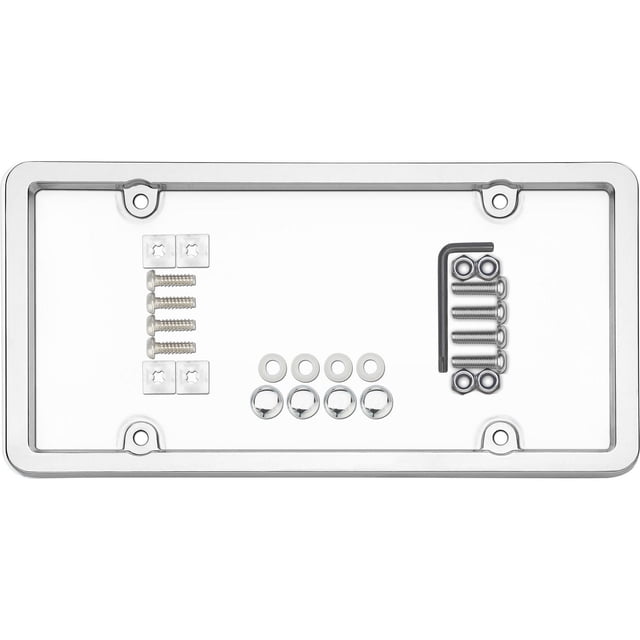 Cruiser Accessories Ultimate Tuf Combo Chr/Cl License Shield