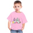 thumbnail image 4 of TIMIFIS Tee Garçons Filles T-Shirts Graphiques Pâques Chandails Unisexe Enfants Col Rond Manches Courtes Chandails Enfants Mignons Gnomes Oeufs Imprimé T-Shirt, 11 Ans, 4 of 4