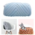 thumbnail image 2 of tredstone Chunky Cotton Polyester Yarn, Light Blue, 250G, 2 of 9