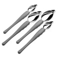 thumbnail image 1 of Shisuyan 4pcs Dessert Decorating Spoons Chocolate Dipping Tools Multipurpose Stainless Steel Spoons Chef Art Spoons, 1 of 8