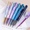 thumbnail image 1 of multicolour Gel Pens Set Of 6 Retractable Fine Point Press Pens For Writing Drawing Note Taking School Office Supplies 0.7Mm Tip Smooth Ink Pens, 1 of 9