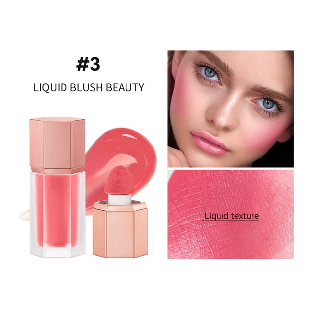 WIFKLSIIPG Hexagonal Liquide Naturel Maquillage Contouring Visage Rouge 7 ml