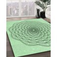 thumbnail image 3 of Ahgly Tapis Rectangulaire Lavable en Machine Intérieur Vert Menthe, 2 Pieds x 3 Pieds, 3 of 7
