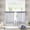 C, variant on Bowayaoa Semi Sheer Curtains Length Light Filtering Curtains for Kitchen Bathroom, Rod Pocket Solid Color Short Window Curtains, Soft Voile Thin Curtain Panels for Privacy
