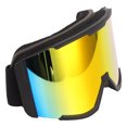 thumbnail image 4 of Skiing Protection Goggles, Ski Goggles Oversized OTG Design Double Layer Lenses Anti Fog  For Snowboarding Black Frame Grey Lens,Black Frame Silver Lens,Black Frame Red Lens,Red, 4 of 8