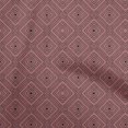 thumbnail image 1 of oneOone Rayon Maroon Fabric Geometric Sewing Craft Projects Fabric Prints By Yard 56 Inch Wide, 1 of 4