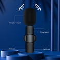 thumbnail image 3 of microphone Cravate Sans Fil Adapté aux Réunions, Cours en Ligne, Jeux, performances en Direct, mini microphone Sans Fil compatible avec iPhone et Android, 3 of 8