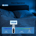thumbnail image 4 of Nantfun Bleu - Humidificateurs Légers Machine Rechargeable par USB, Usage à la Maison et en Voyage..., 4 of 4
