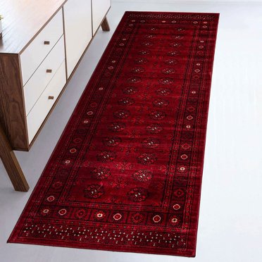 Tapis ECARPET Oriental Traditionnel Bokhara, Motif Géométrique Classique