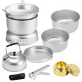 thumbnail image 1 of 10 PCS Camping Stove Kit Portable Dish Plates Pots Water, 1 of 6