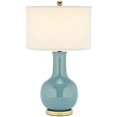 thumbnail image 5 of Safavieh Judy Ceramic Light Blue Lamp with White Shade, 5 of 5