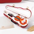 thumbnail image 5 of A Classical Handheld Violin Music Box With Dancing Figurine Dressing Mirror Educational Gift For Family Children Parties 129 Chars, 5 of 5