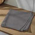 thumbnail image 1 of Drap Plat Simple en Percale 100 % Coton Frais et Net Jumeau Gris Foncé par Color Sense, 1 of 13