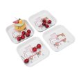 thumbnail image 3 of Spptty Plat à Collation, Assiette à Collation de Fruits 4 Pcs pour Restaurant pour École, 3 of 8