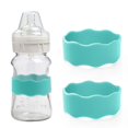 thumbnail image 1 of 1PC Kids Snack Boxes For School Personalized Baby Bottle Labels For Daycare Water Bottle Name Bands Customized Engraved Silicone Baby Reusable Bottle Straps Labels For Cups School 2PCS Blue, 1 of 6
