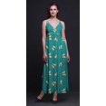 thumbnail image 5 of Bimba Robe Longue Chic Imprimée Papillon pour Femme, Style Bohème, Maxi d'Été, Tenue de Plage - Xxx-Grand, 5 of 5
