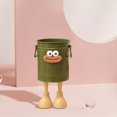 thumbnail image 1 of Pen Holders Cup With Foot Cute Desktop Pencil Storage Organizer With Handle Desk Small Bucket Pails For School Classroom Accessory, 1 of 8