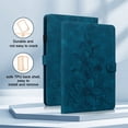 thumbnail image 3 of XYX Tablet Case for Redmi Pad SE 11.0 inch, Lily Flower Pattern PU Leather Multiple Viewing Angles Stand Slim Folio Tablet Cover (Blue), 3 of 7