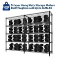 thumbnail image 4 of EDTara Étagère Métallique, Rack de Rangement en Fil Métallique Robuste avec Design en L et Tablette Ajustable, Parfait pour Organiser la Maison, le Garde-Manger Ou les Espaces d'Entrepôt, 4 of 9
