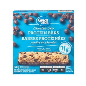 Great Value Chocolate Chip Protein Bars