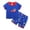 style-02 Blue, variant on gdxvjhbj Kids Pjs Boys Toddler Boys Clothes Kids Cotton Clothes Fun Cool Summer Short Wear 4T 5T (Light Gray,4-5 Years)