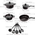 thumbnail image 3 of Bamboohart Pots And Pans Set Non Stick  13pcs Kitchen Cookware Induction Compatible  Pot And Pan Sets for Cooking Nonstick, 3 of 7