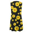 thumbnail image 4 of TJAZFJPA Robe de Maternité Noire pour Femmes Élégante à Col Rond Robe Débardeur Robe Décontractée à Imprimé Floral Robe pour Camoufler le Ventre Robe Élégante, 4 of 5