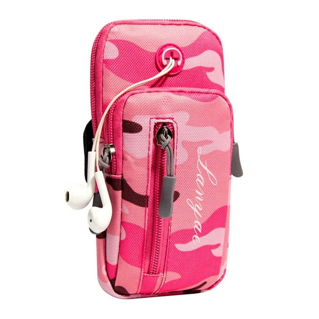 Gym Arm Bag Sports Arm Bag Smooth Zipper Wear-resistant High Capacity Non-slip Delicate Texture Storage Breathable Running Sports Fitness Mobile Arm Bag Sport Accessory