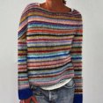 thumbnail image 2 of Chandails pour Femmes Hiver Automne Chandails Mignons Décontractés Amples à Manches Longues Pulls pour Femmes Hauts en Tricot, 2 of 9