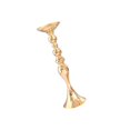 thumbnail image 1 of facefd Long Stand Metal Candle Tea Light Holder Candlestick Flower Vase Gold-L, 1 of 6