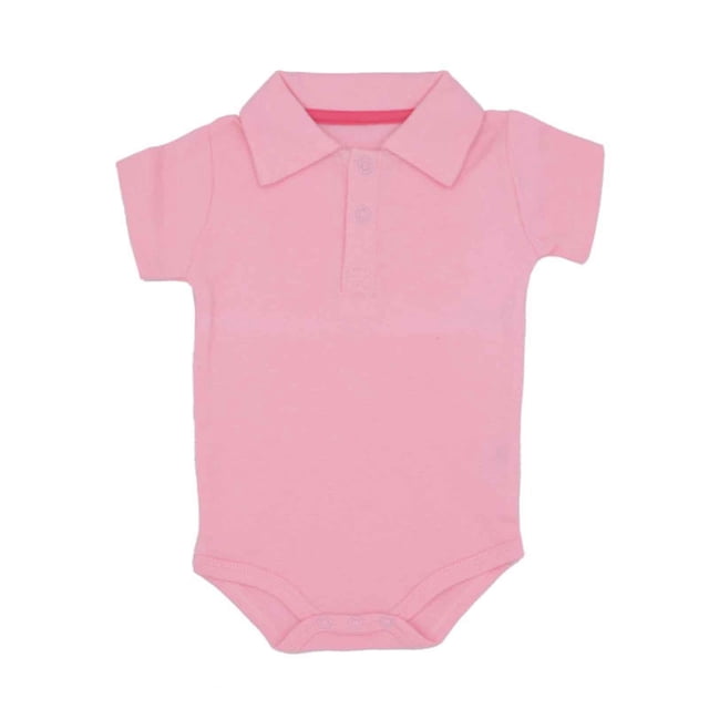 MIASHUI Barboteuse pour Bébé à Manches Courtes avec Col Polo, Tenue de Petit Gentleman Rose Pâle, Conçue pour les Bébés de 6 à 9 Mois. Présente un Motif Uni, des Manches Courtes et un Col Polo. Fabriquée en Tissu Doux, Respirant et Doux pour la Peau, Idéale pour le Port Quotidien, les Fêtes Ou la Photographie. la Barboteuse Comprend des Coutures Renforcées pour la Durabilité et des Fermetures à Boutons-Pression pour des Changements de Couche Faciles.
