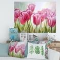 thumbnail image 1 of Designart Tulips Flowers Blossoming Canvas Wall Art, 1 of 4