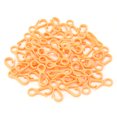 thumbnail image 1 of Clips en Plastique Dur Pinces à Homard Mignonnes Crochets à Pression pour Jouets DIY Anneaux de Clés Orange 50 Pcs, 1 of 10