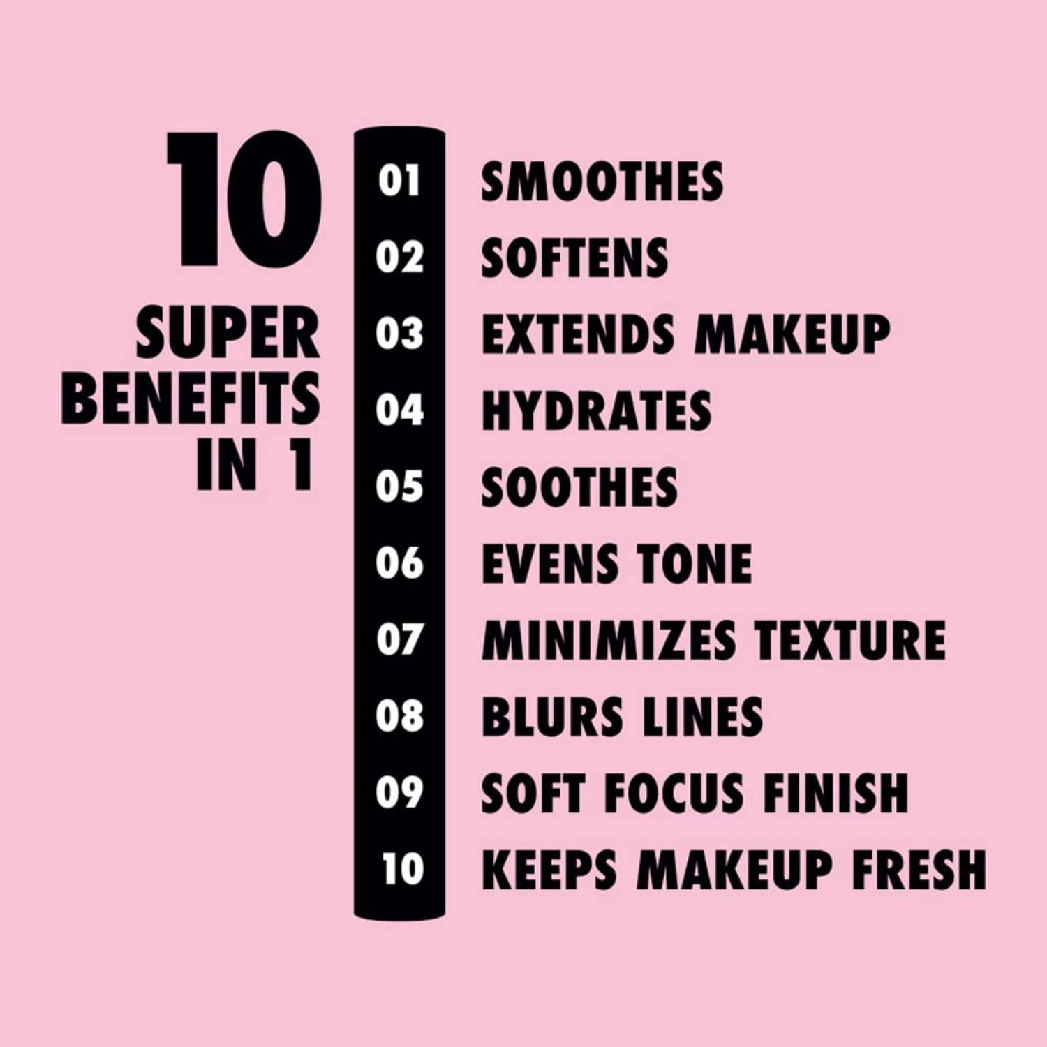 Nyx Professional Makeup, Base de teint floutante Marshmellow, Base de teint multi-fonctions, Formule végane, Multi-bénéfices 10 en 1