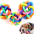 thumbnail image 4 of Maytalsory 3pcs/set Pet Dog Toy Interactive Rubber Balls For Dogs Safe And Non-Toxic Suitable For All Breeds As Shown 1Set, 4 of 6