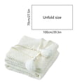 thumbnail image 3 of Acrylic Knitted Sofa Blanket with Wind Fringe for Office, Nap, and Home Use in Multiple Colors, 3 of 7