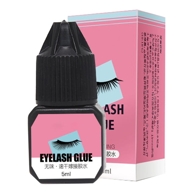 Lash Extension Glue, 5ml Tasteless Mild Eyelash Extension Glue Safe for Makeup