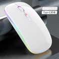 thumbnail image 2 of JilgTeok Wireless Mouse Charging Mute Bluetooth Mouse for Computer Laptop 4G+BT5 Wireless Mouse for Windows MacOS iPad Android Laptop PC Universial, 2 of 3