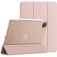 thumbnail image 1 of Supershield Case iPad Pro 11 Slim Stand Hard Back Shell Smart Cover for iPad Pro 11 Inch 4th Generation 2022 /3rd Generation 2021 /2nd Gen 2020  - Rose Gold, 1 of 5
