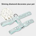 thumbnail image 3 of Harnais pour Chien de Petite Taille, Collier Ajustable en Cristal Pailleté pour Chiot, Chat, Harnais pour Chien avec Sangle de Poitrine, 3 of 4