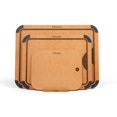 thumbnail image 1 of Full Circle Chop Shop Cutting Board Set with Holder â 3 Kitchen Cutting Boards with Countertop Holder & Drying Rack â Dishwasher Safe, Lightweight, Naturally Bonded Kraft Pap, 1 of 10
