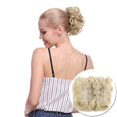 thumbnail image 1 of Hair Bun Extension with Claw Comb Ponytail Messy Chignon Updo Ponytail Scrunchie Donut Hairpiece, 1 of 6