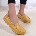 thumbnail image 2 of Dakaela Mocassins pour Femmes à Enfiler, Décontractés, Conduite, Travail, Plats, Bout Rond, Chaussures de Marche, Jaune, 8,5, 2 of 6