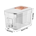 thumbnail image 2 of Pichet d'Eau Froide Grande Capacité avec Robinet - Sans BPA, Étanche, 2,5l pour Limonade, Thé Glacé, Réfrigérateur, 2 of 7