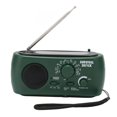 thumbnail image 3 of Radio à Manivelle Portable Pratique Torche LED Extérieure Multi Bande AM/FM/SW Radio Météo Solaire à Manivelle, 3 of 8