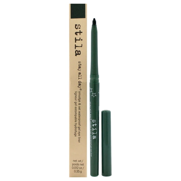 Restez Toute la Journée Bavure et Ensemble Traceur pour les Yeux en Gel Imperméable - Cyprès par Stila pour Femmes - Traceur pour les Yeux 0,012 oz